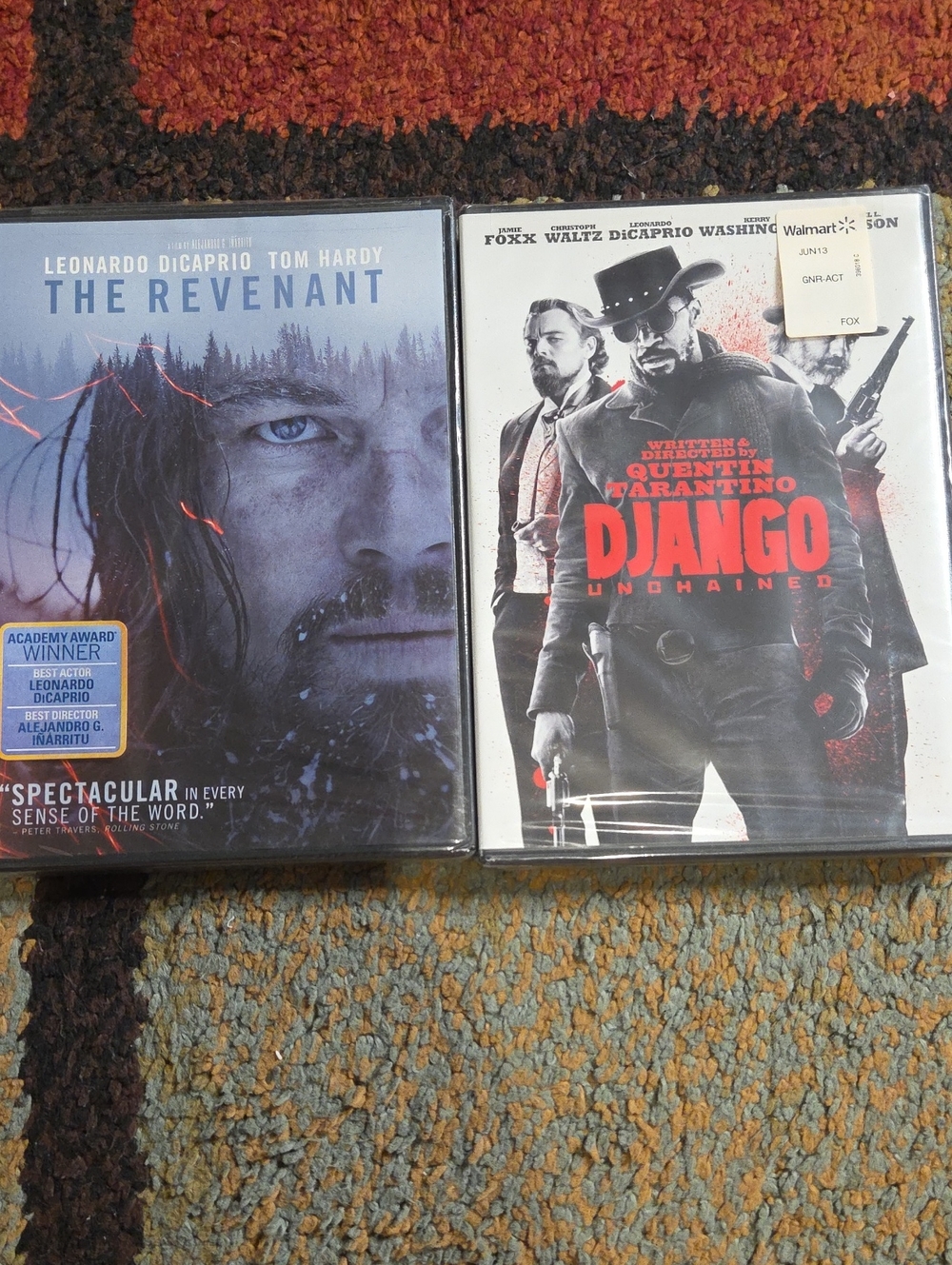 Leonardo Dicaprio NWT Dvd Lot The Revenant And Django Unchained
